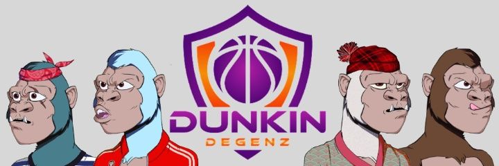 Dunkin Degenz Kong Club banner