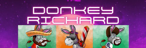The Donkey Richards NFT Profile Banner