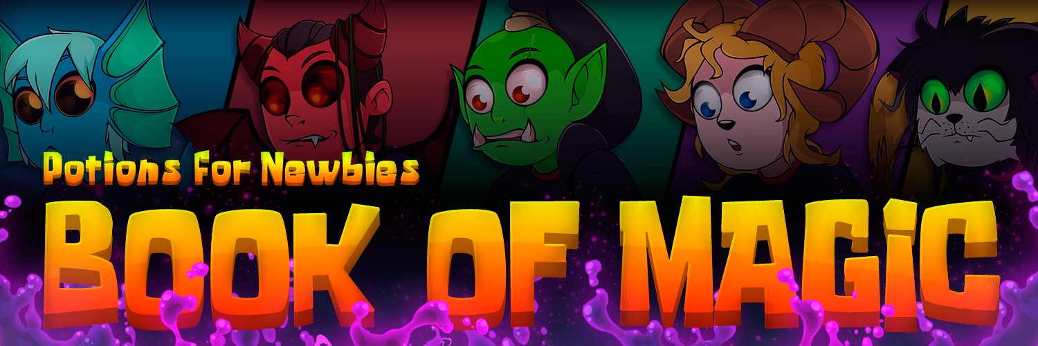 Book of Magic Potions for Newbies NFT banner