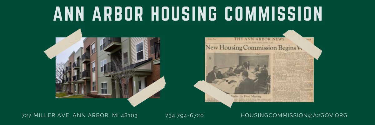Ann Arbor Housing Commission banner