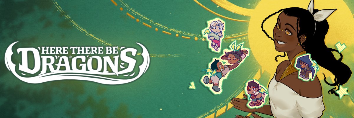 Here There Be Dragons @ #WEBTOON banner