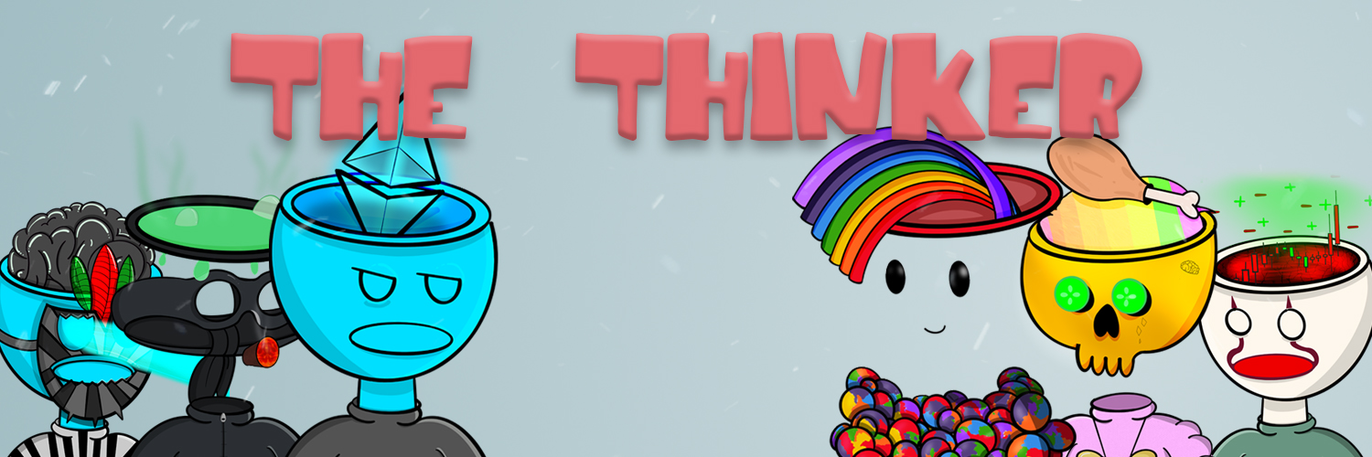 The Thinker banner