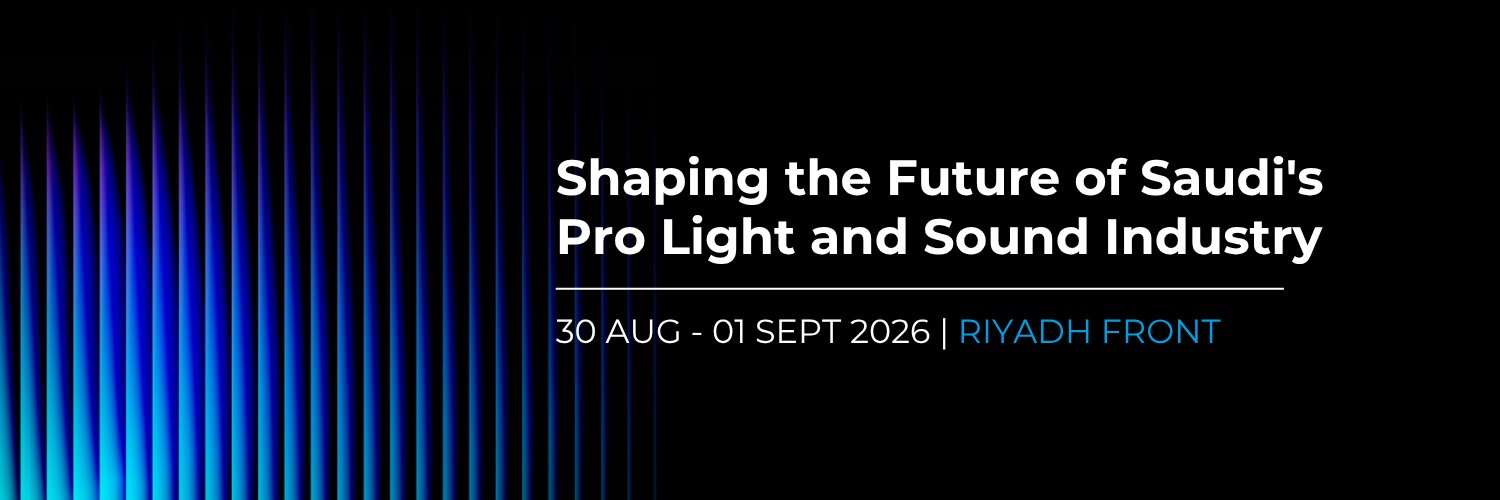Saudi Light and Sound Expo banner