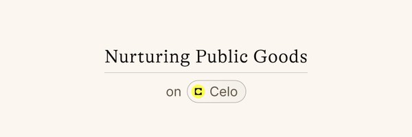 CeloPublicGoods Profile Banner