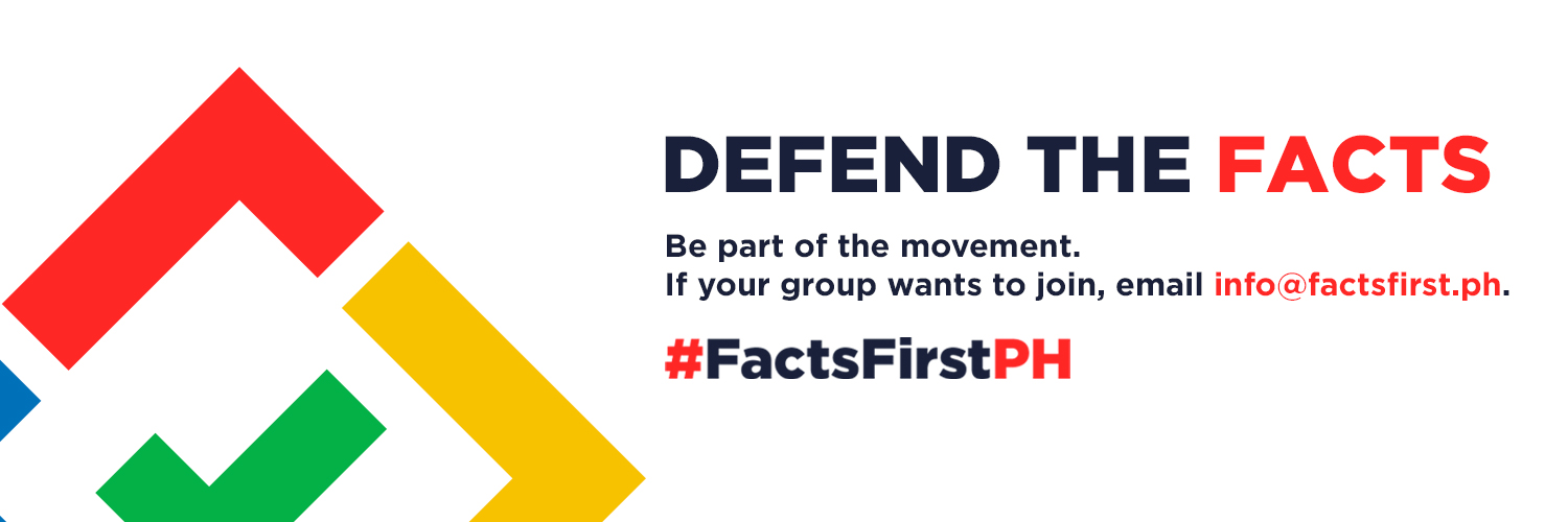 #FactsFirstPH Profile Banner