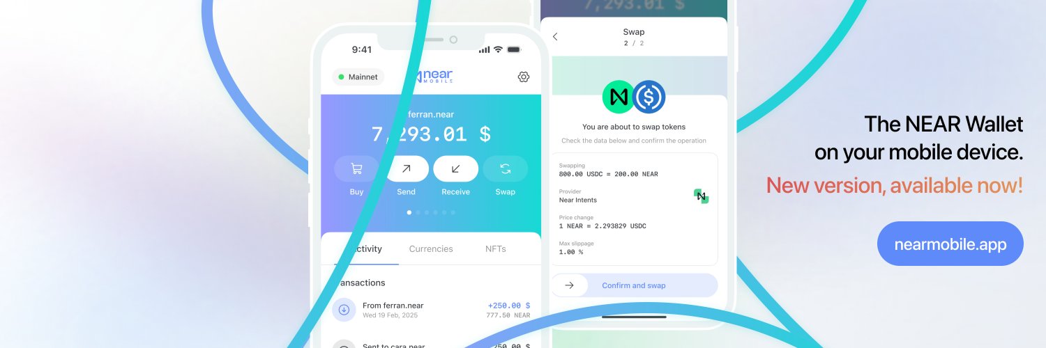 NEAR Mobile | Cross-chain DEX & Wallet's banner
