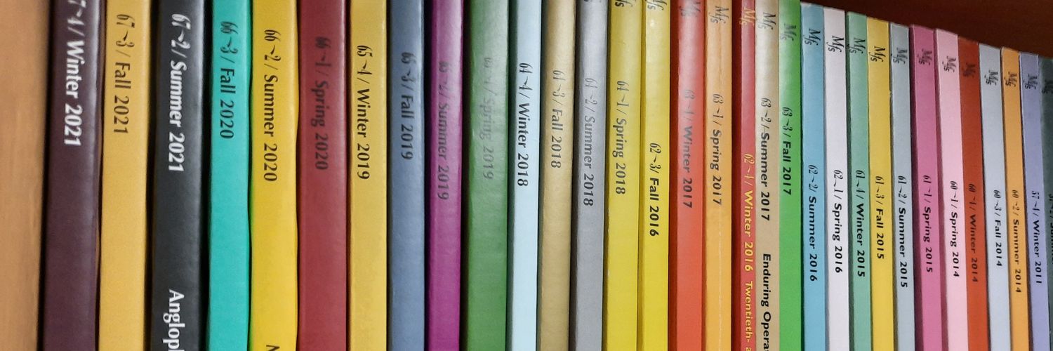 MFS: Modern Fiction Studies banner