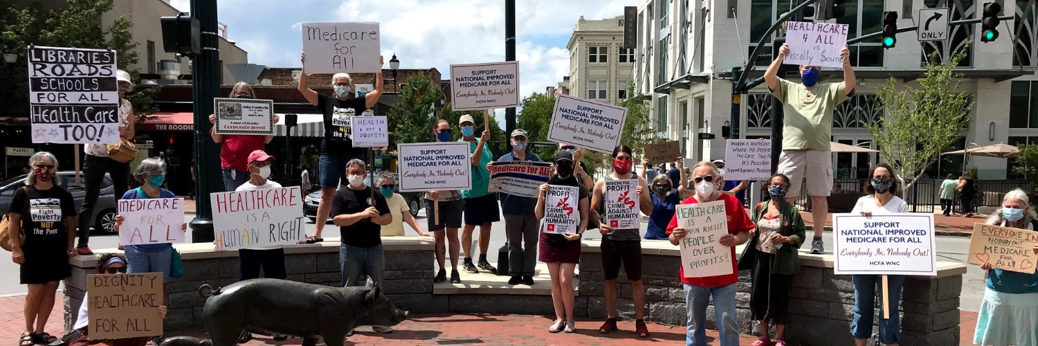 HealthcareForAll WNC banner