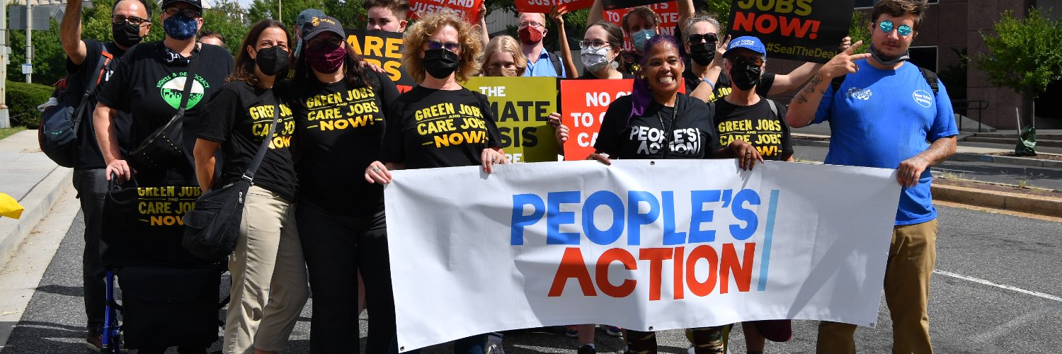 People's Action's banner