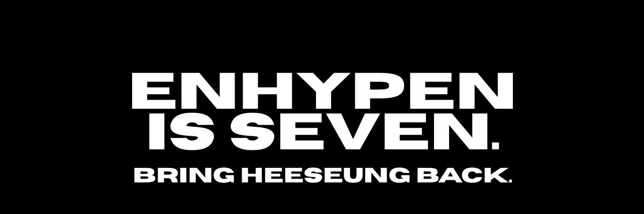 cici ❤︎⁠ ENHYPEN IS SEVEN banner