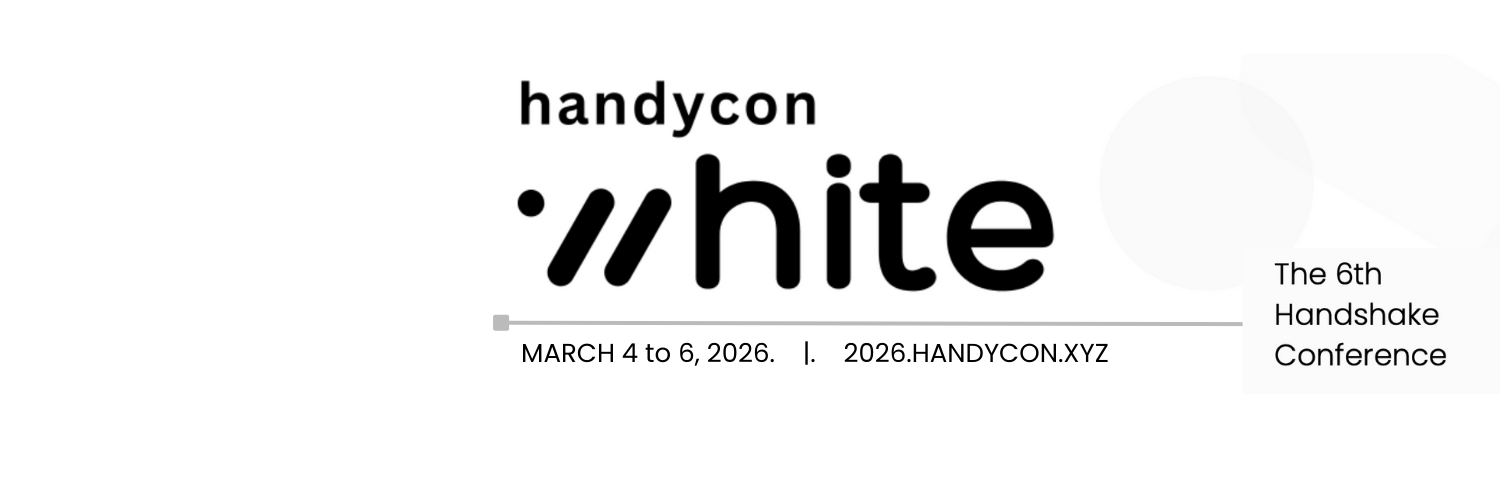 HandyCon | Handshake.Conference/ (@handshakecon) / Posts / X