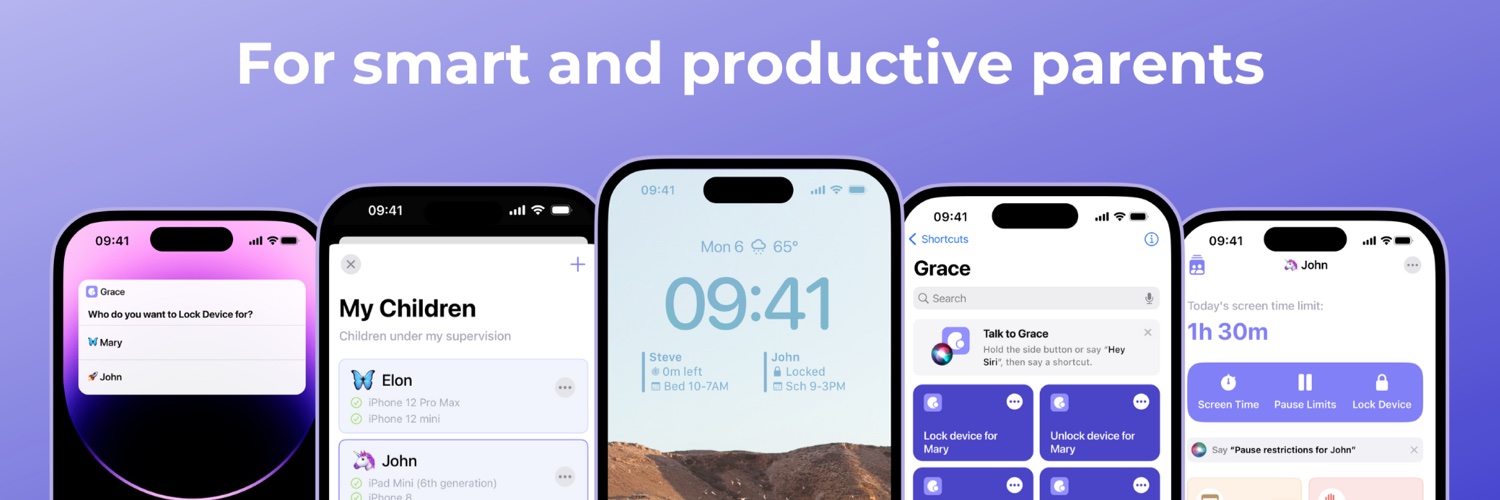 Grace - Parental Control App for iOS banner