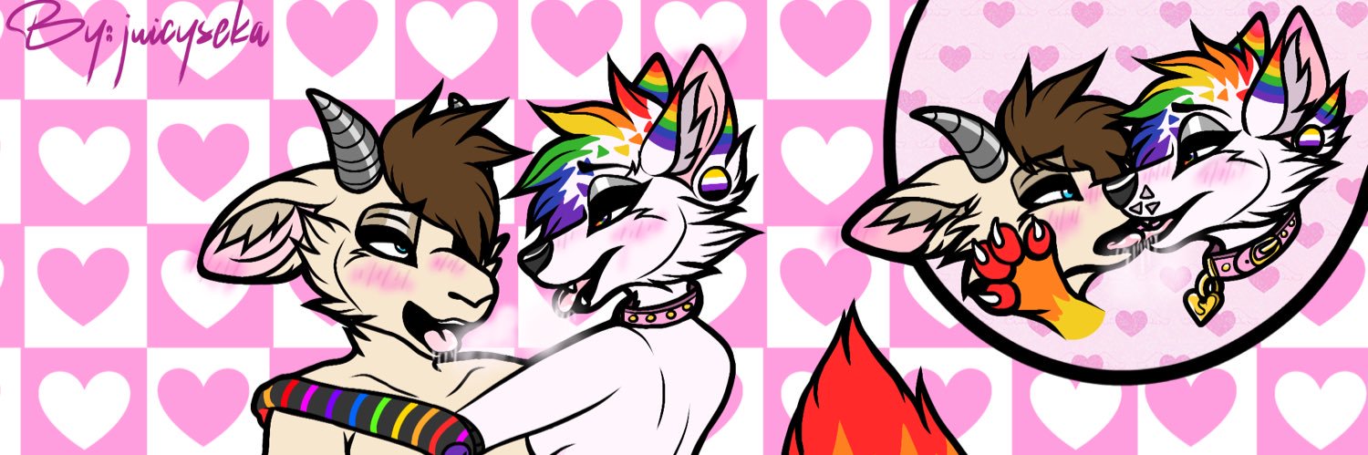 Fiffe the femboy goat banner