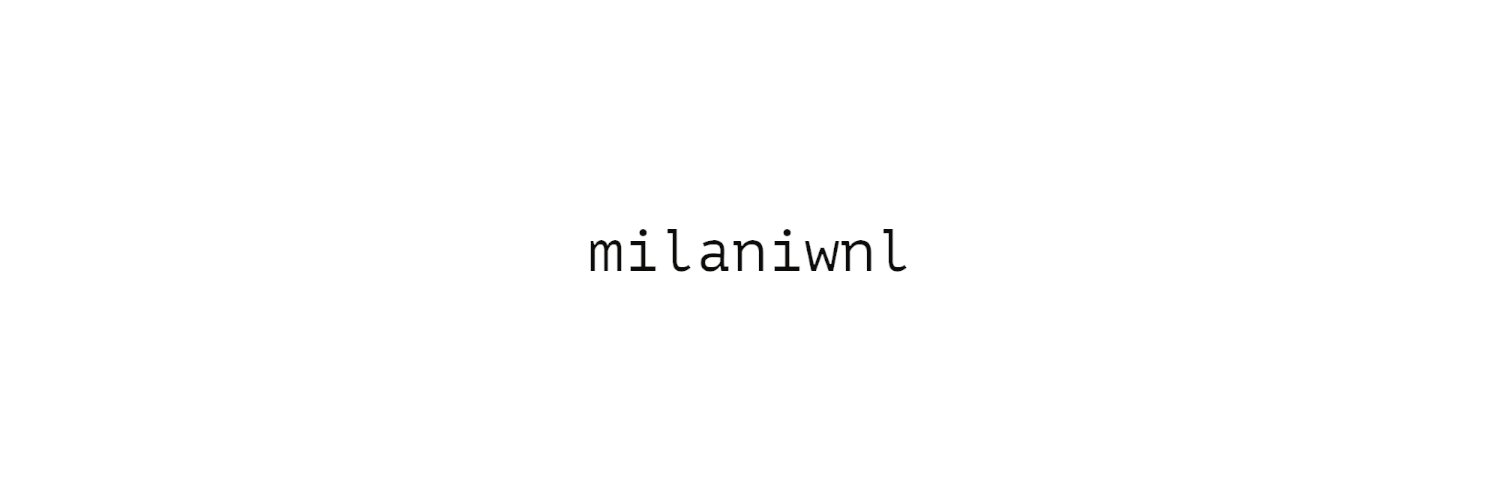 milaniwnl Profile Banner