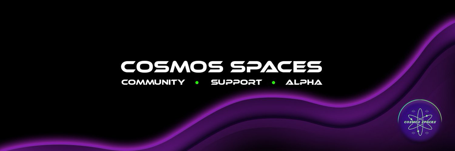 Cosmos Spaces🎙️ Profile Banner