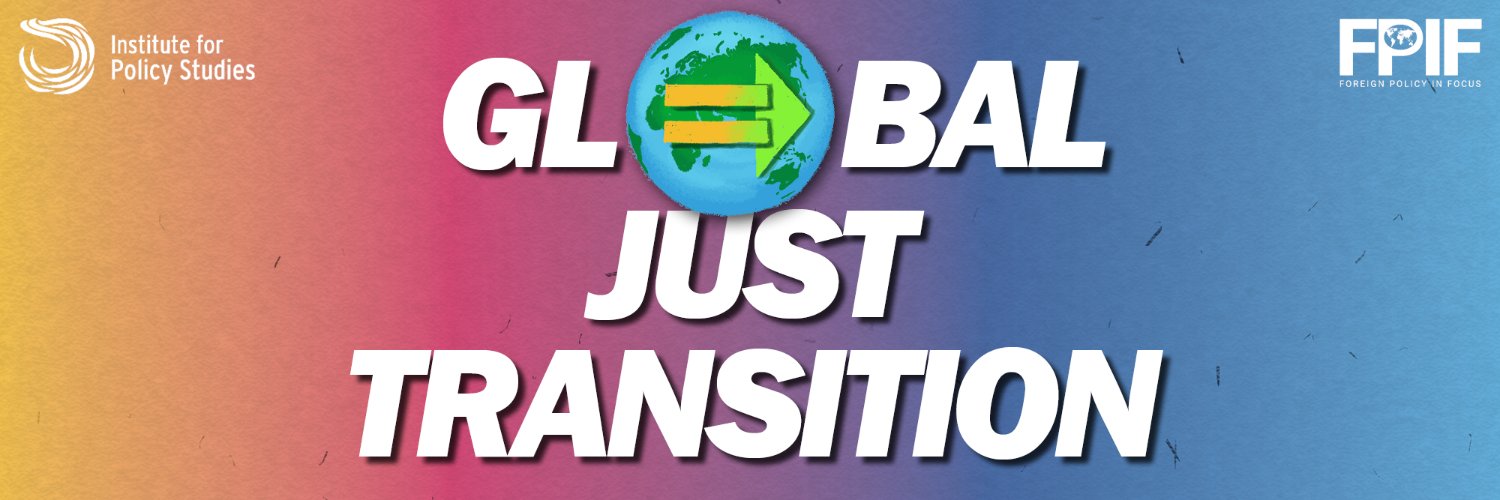 Global Just Transition banner