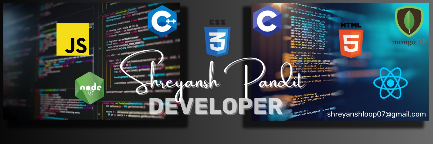 Shreyansh Pandit banner