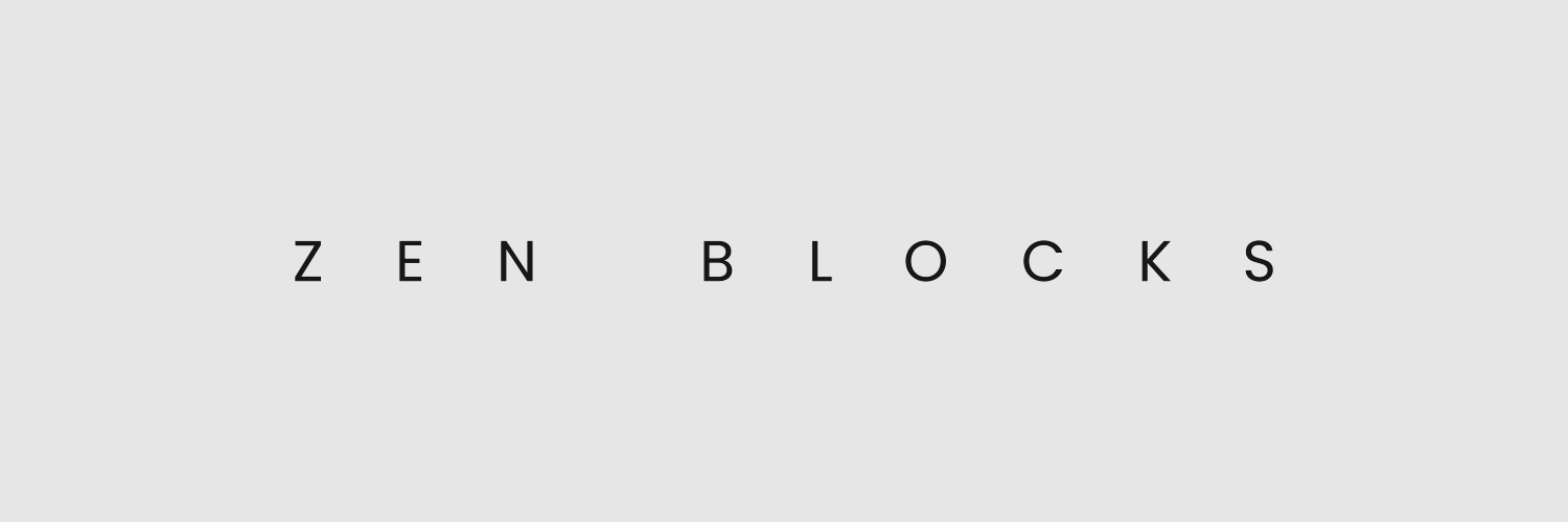 Zen Blocks banner
