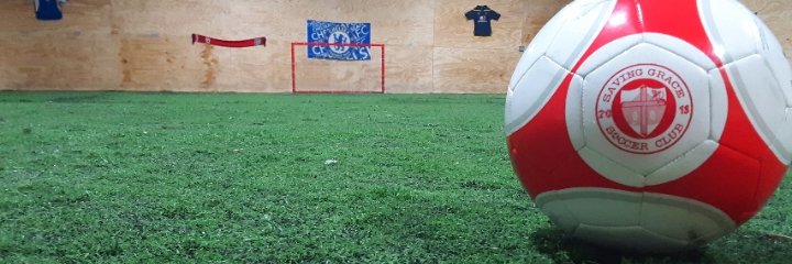 Saving Grace Soccer Club banner