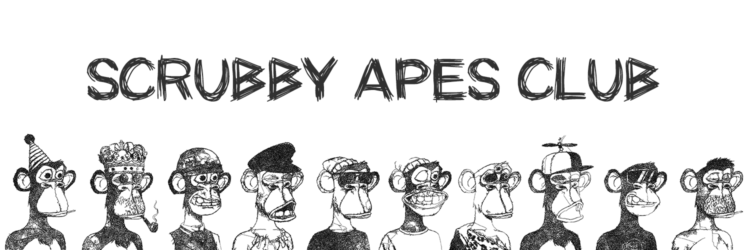 SCRUBBY APES CLUB banner