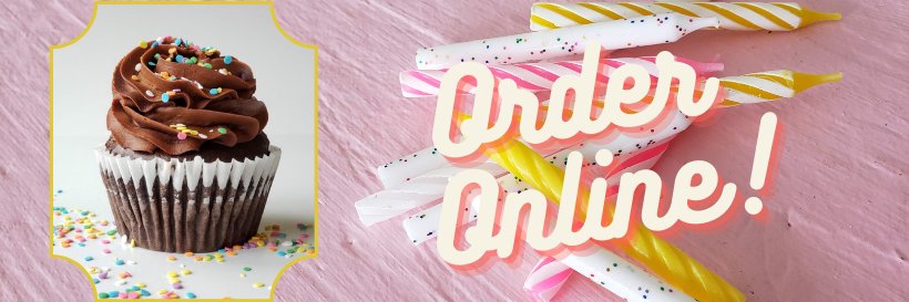 The Flying Cupcake banner