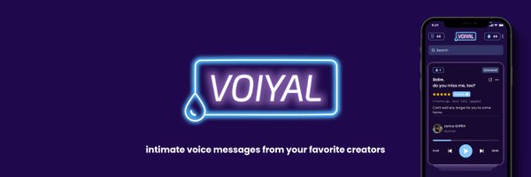 Voiyal - intimate voice messages Profile Banner