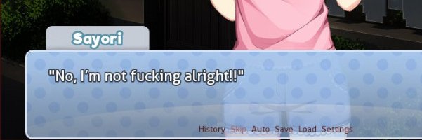 Daily "No, I'm not fucking alright!!" banner