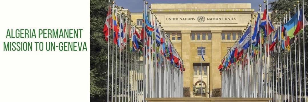 Algeria Mission Geneva banner