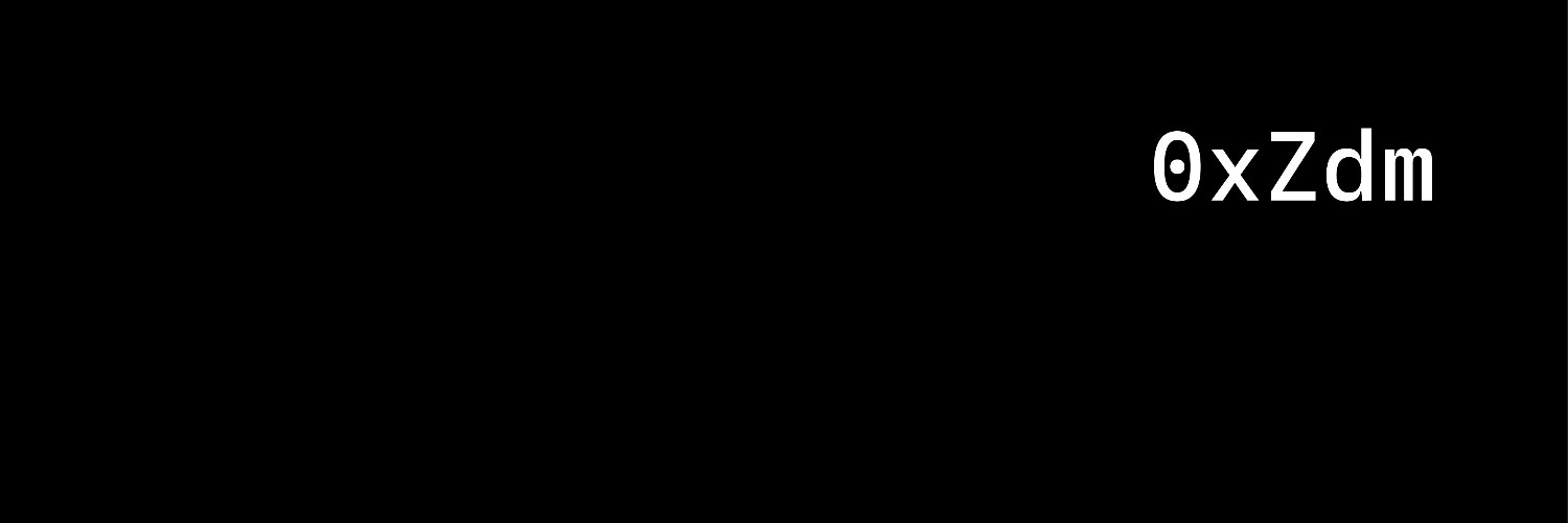 0xZdm banner