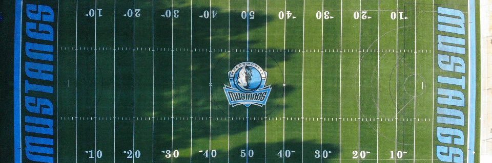 Mustang Football banner