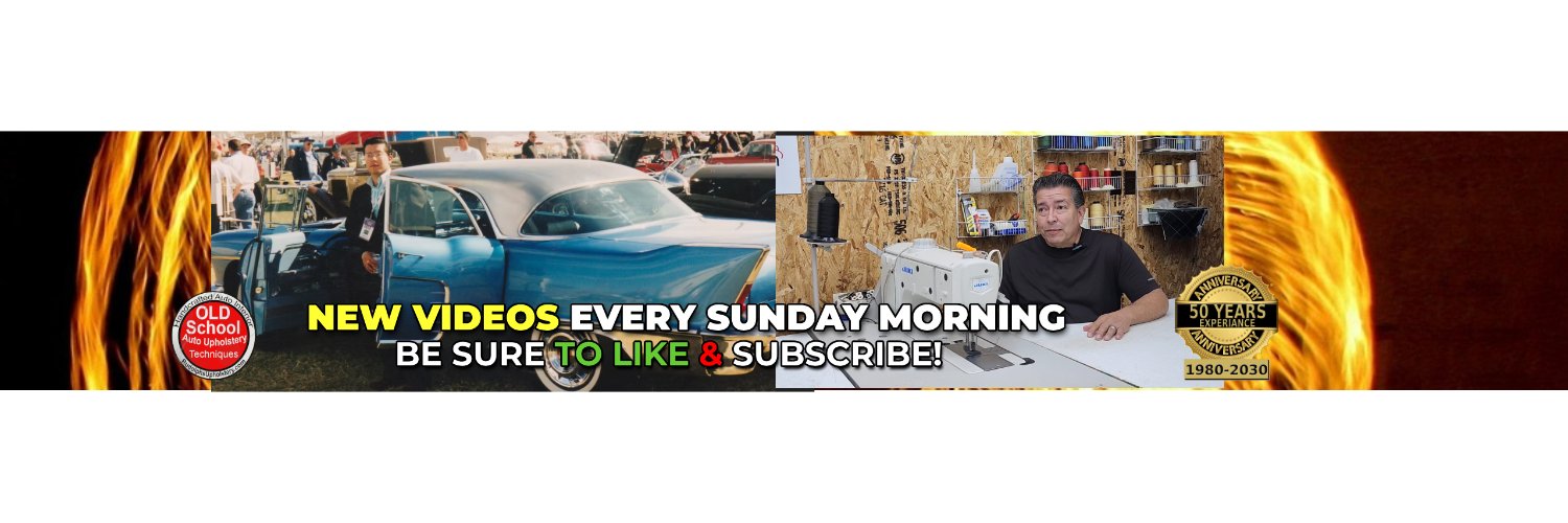 Old School Auto Upholstery Techniques banner