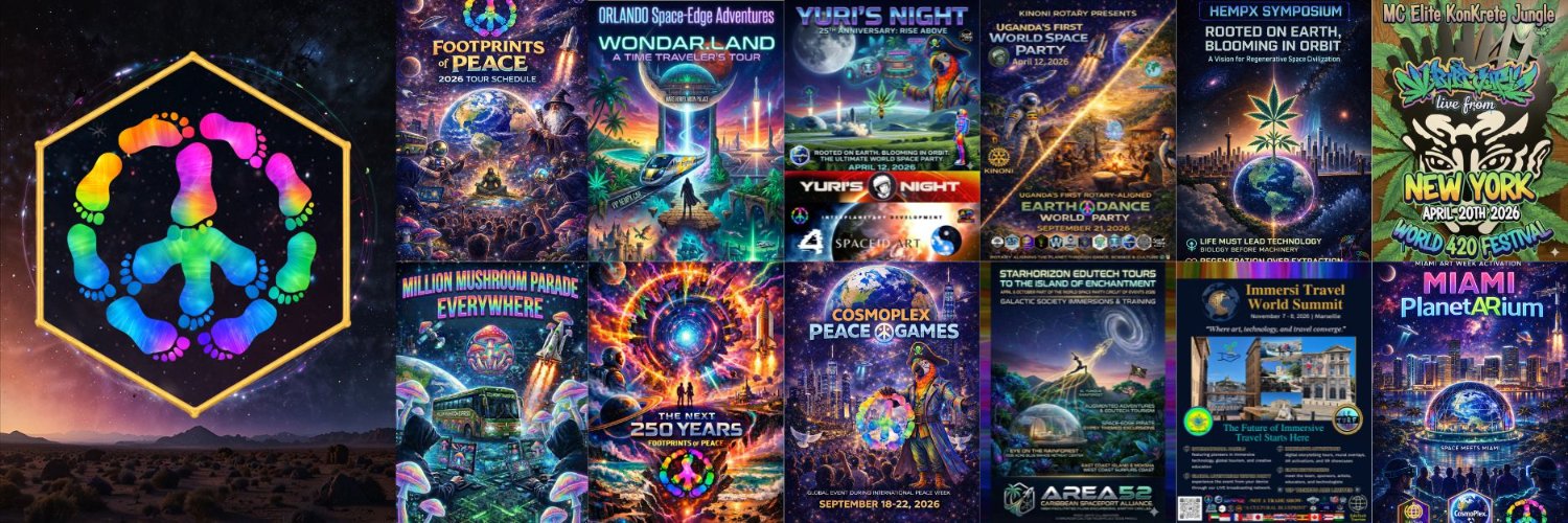 Footprints of Peace banner