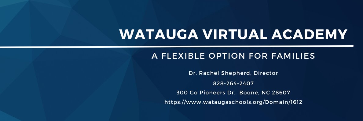 Watauga Virtual Academy banner