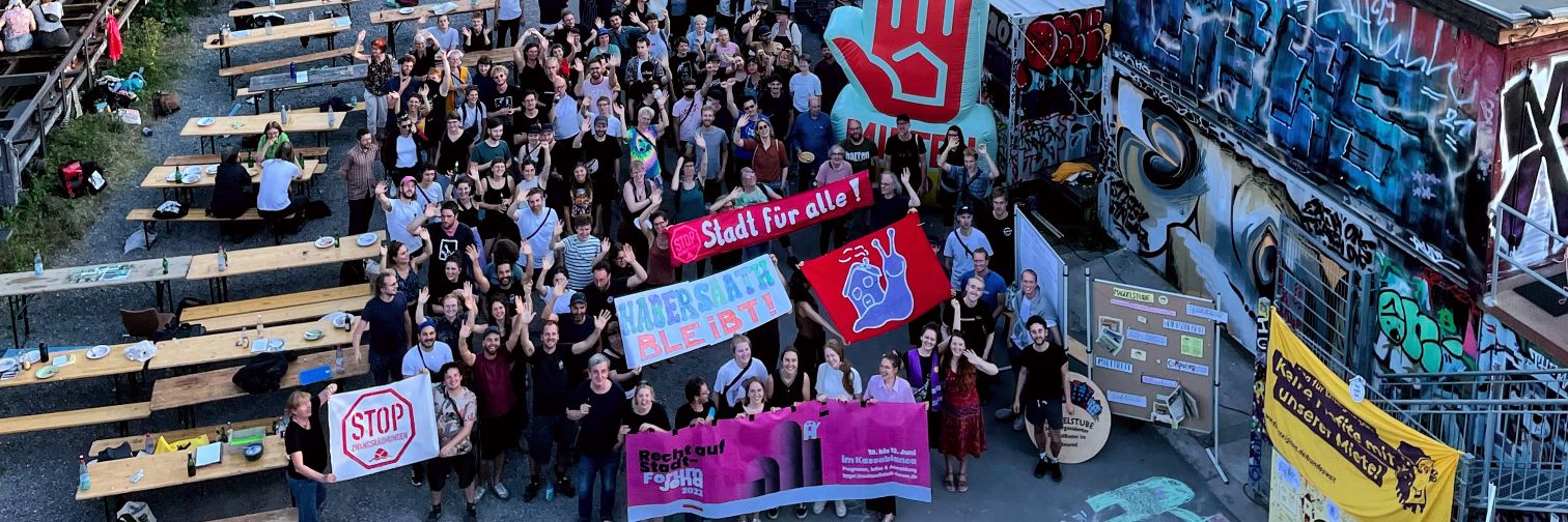 Recht auf Stadt Jena banner