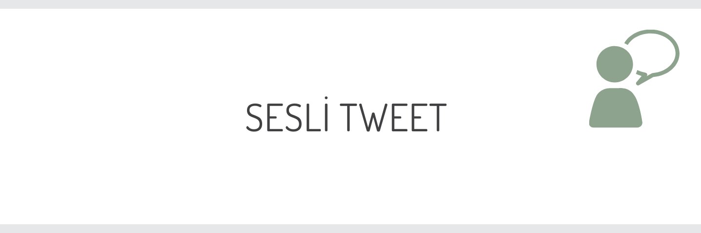 SesliTweets's profile banner image