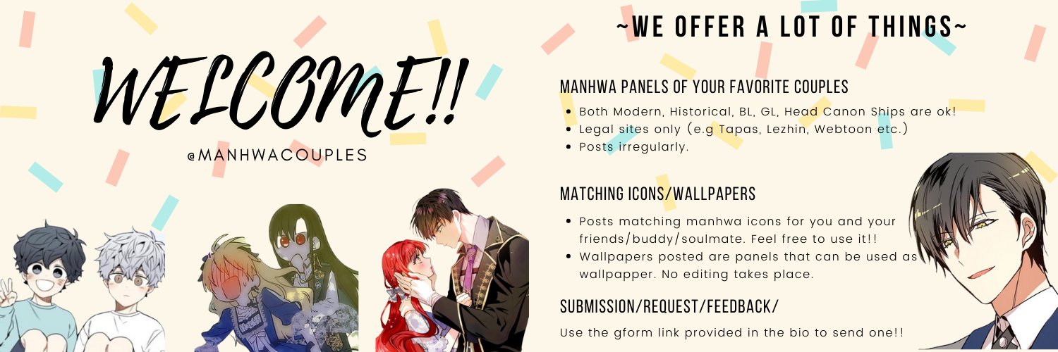 Daily Manhwa Couples Profile Banner