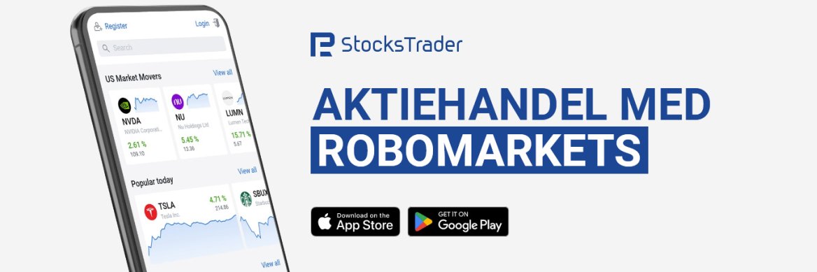 RoboMarkets Sverige banner