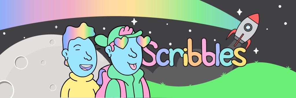 Scribbles banner