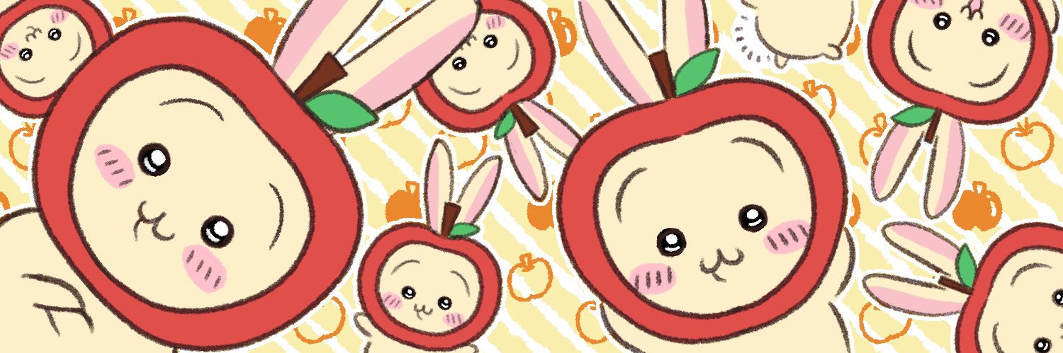 ぽリんご 🍎🐰 banner