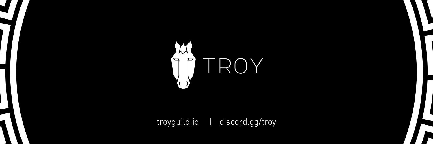 Troy Gaming DAO banner