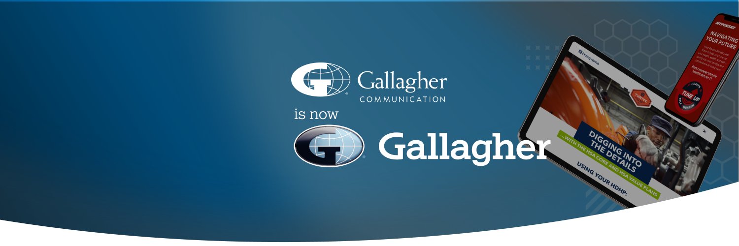 Gallagher Communication (now 'just' Gallagher) banner