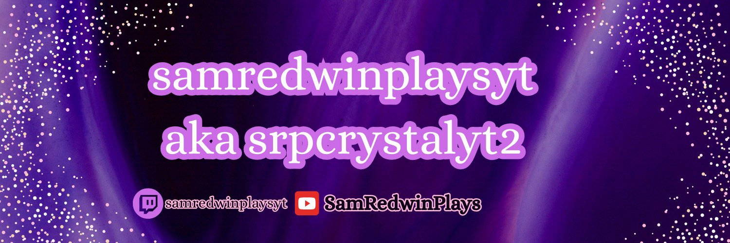SamRedwinPlaysYT banner