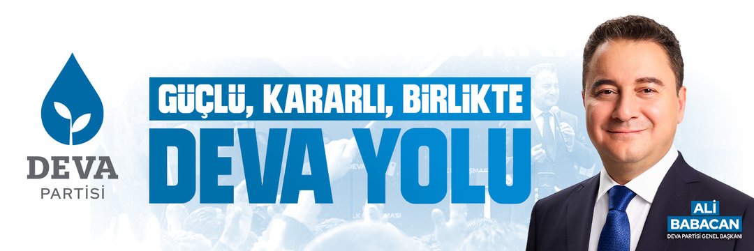 DEVA Partisi Pendik İlçe Başkanlığı banner