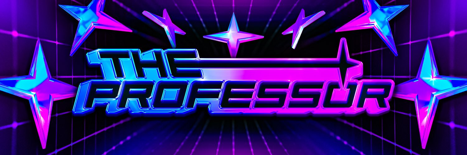 The Professor's banner
