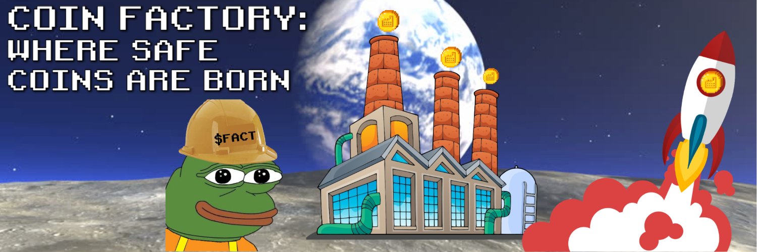 CoinFactorybsc's profile banner image