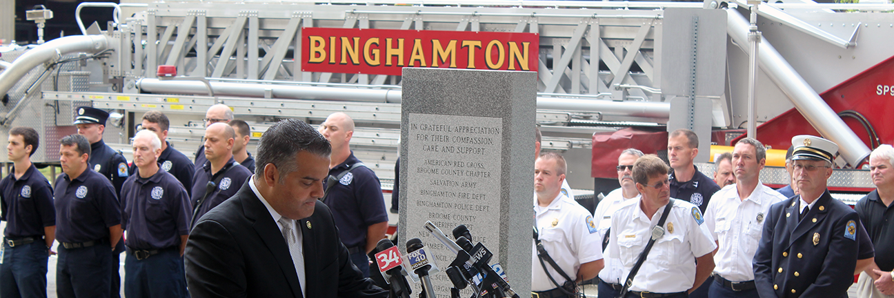 Mayor Rich David banner