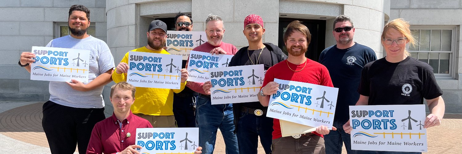 Maine Labor Climate Council's banner