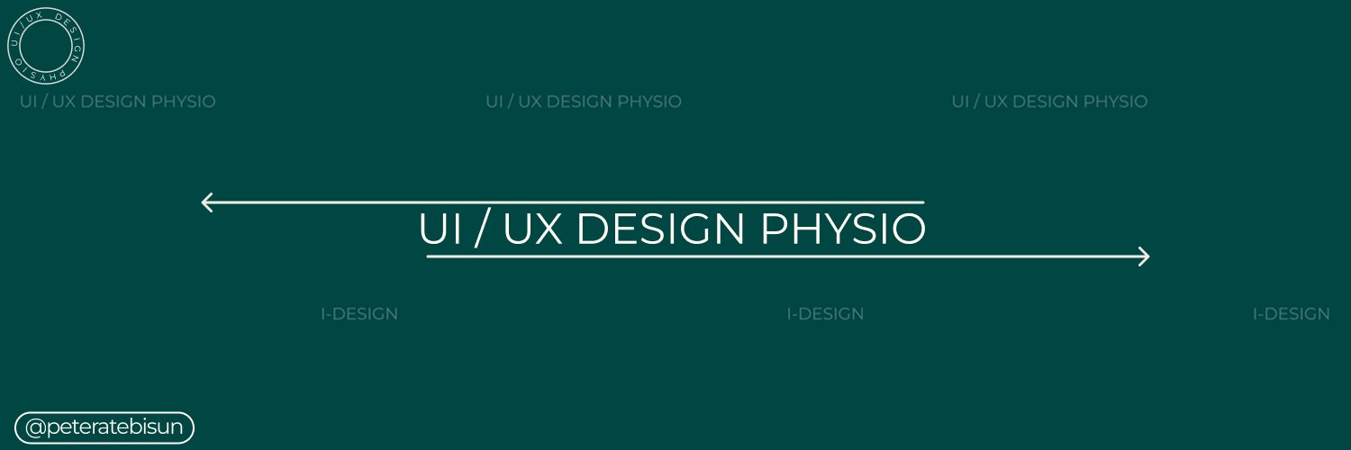 UI / UX DESIGN PHYSIO banner