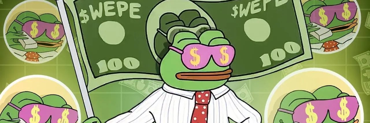 Mähdrescher $WEPE Chad banner