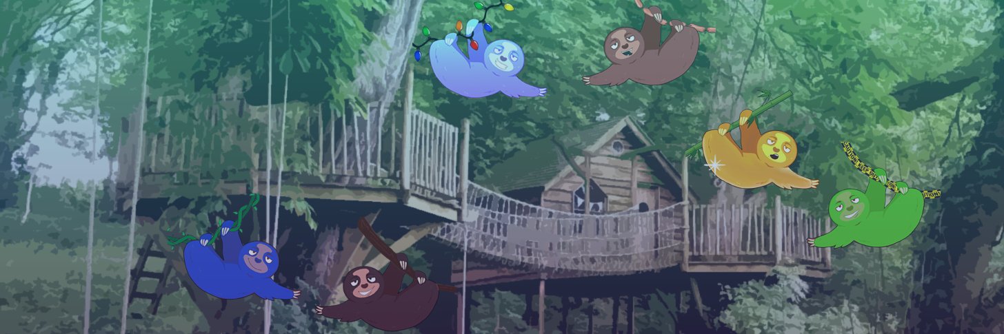 Chillin Sloth banner